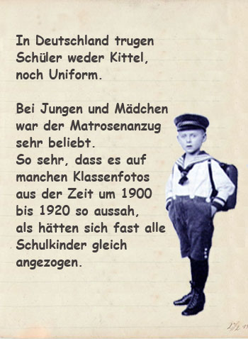 Schule damals vor 100 Jahren