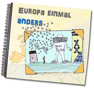 Karte mit Europa.